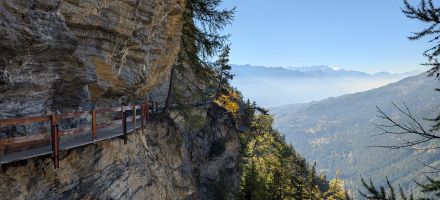 Crans - Bisse du Ro via Plans Mayens
